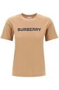 【15,000円以上ご購入で1,000円OFF！】 BURBERRY バーバリー ブラウン Marrone Burberry margot logo t-shirt Tシャツ レディース 春夏2024 8080427 【関税・送料無料】【ラッピング無料】 ik