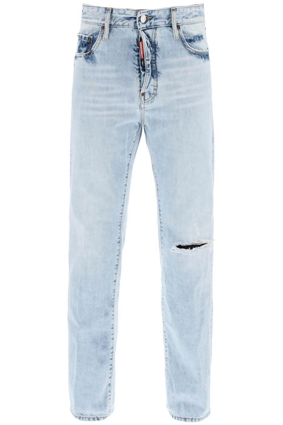 DSQUARED2 ǥ ֥롼 Blu Dsquared2 light wash palm beach jeans with 642 ǥ˥  ղ2024 S71LB1386 S30309 ڴǡ̵ۡڥåԥ̵ ik