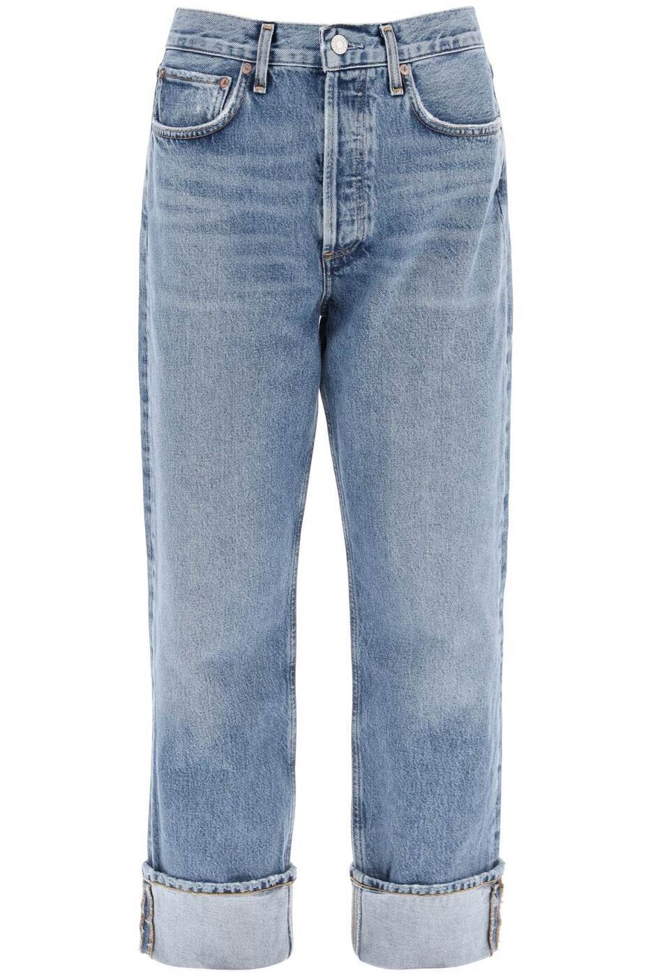 AGOLDE ɥ ֥롼 Blu Agolde ca straight jeans with low crotch fran ǥ˥ ǥ ղ2024 A9157C 1206 ڴǡ̵ۡڥåԥ̵ ik
