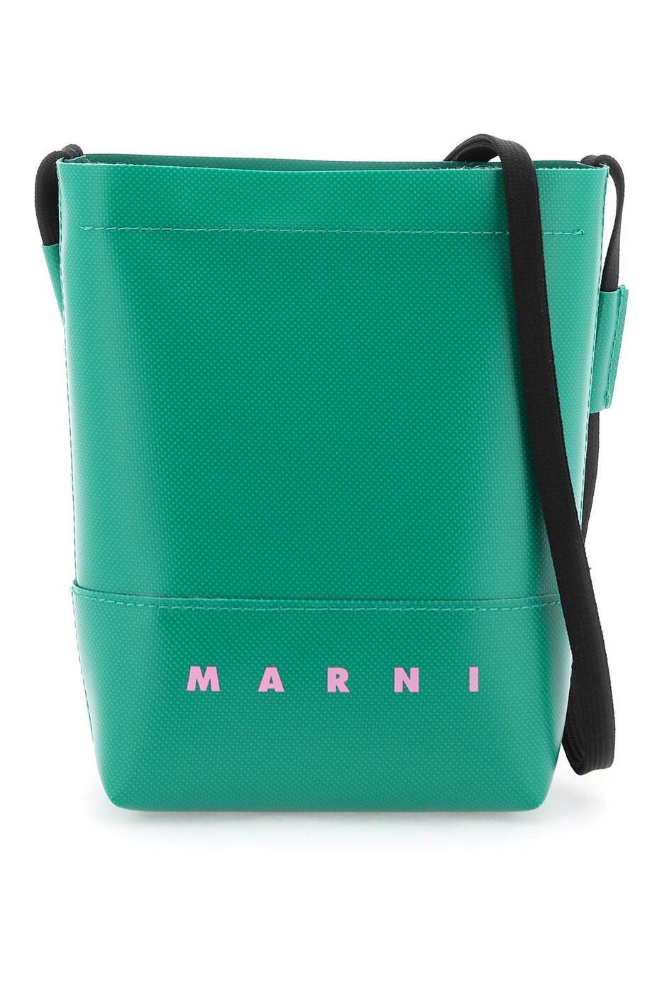 マルニ 夏バッグ メンズ 【土日限定クーポン配布中！】 MARNI マルニ グリーン Verde Marni coated canvas crossbody bag バッグ メンズ 春夏2024 SBMQ0068A0P5769 【関税・送料無料】【ラッピング無料】 ik