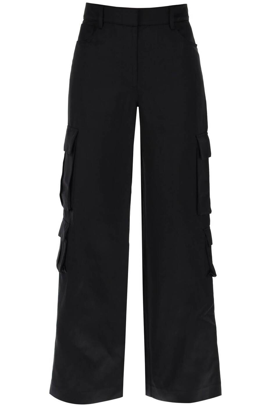 SELF PORTRAIT  ݡȥ졼 ֥å Nero Self portrait satin cargo pants for men ѥ ǥ ղ2024 SS24 192P B ڴǡ̵ۡڥåԥ̵ ik