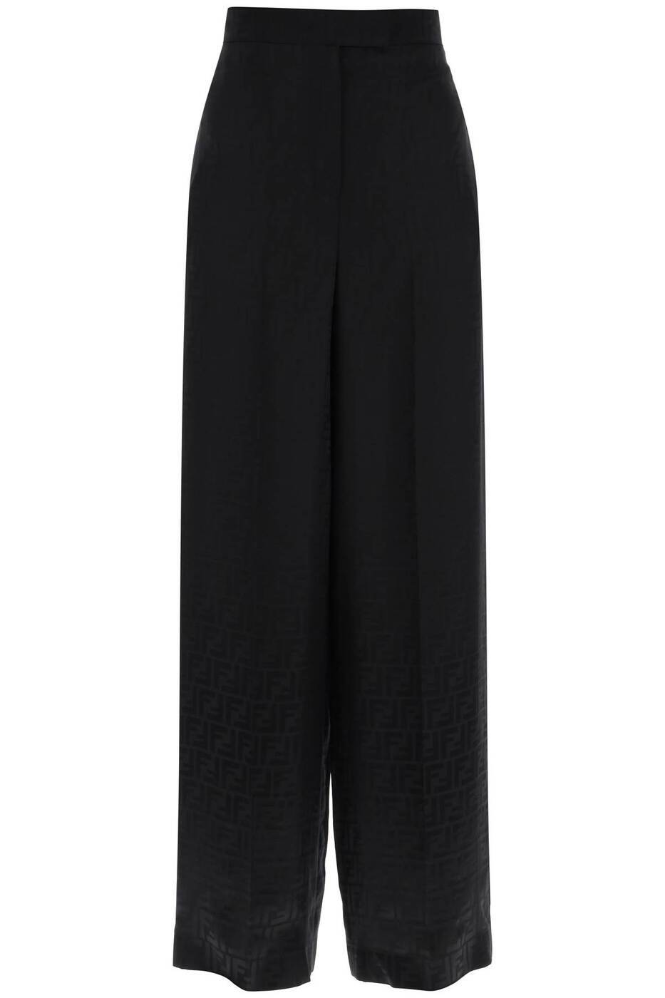 FENDI եǥ ֥å Nero Fendi silk ff palazzo pants in ѥ ǥ ղ2024 FR6375 AJ0Z ڴǡ̵ۡڥåԥ̵ ik