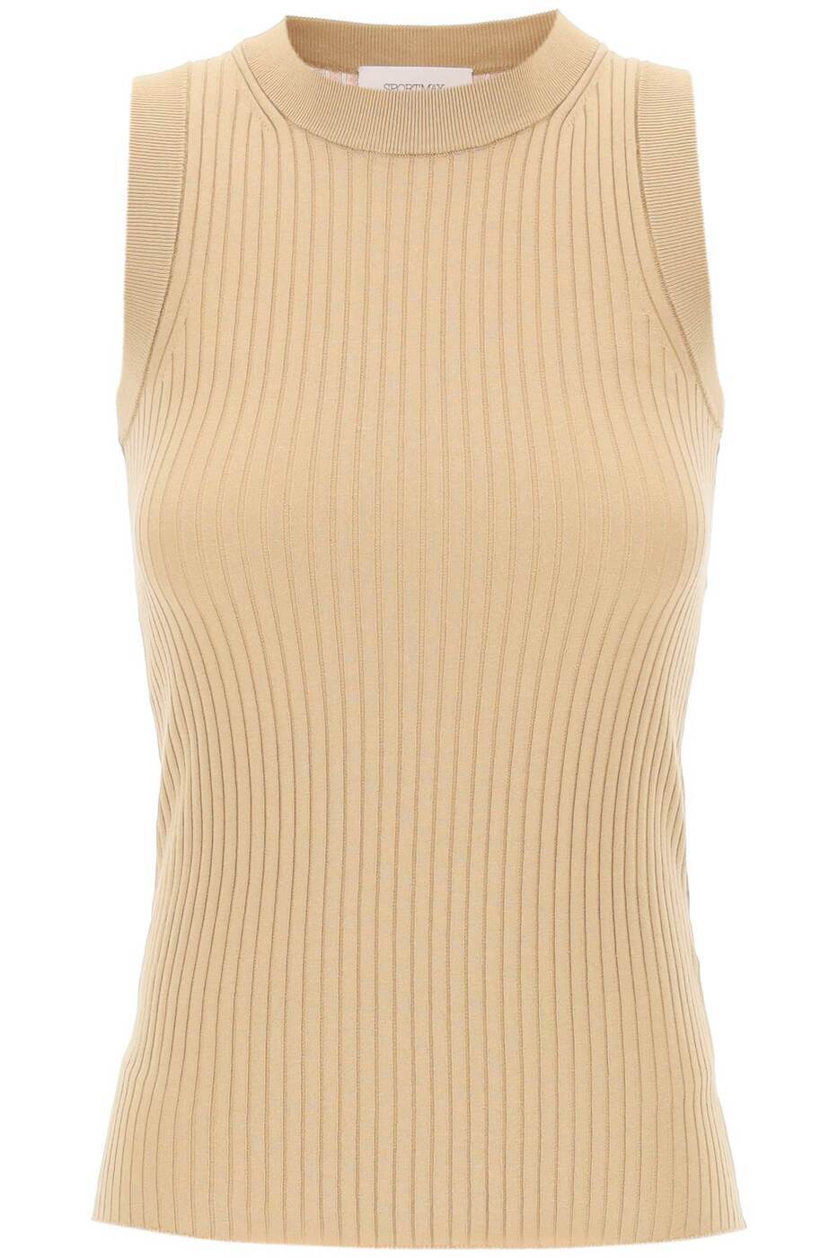 【本日5の付く日ポイント4倍!】 SPORTMAX スポーツマックス ベージュ Beige Sportmax sleeveless ribbed knit top トップス レディース 春夏2024 TOLEDO 【関税・送料無料】【ラッピング無料】 ik