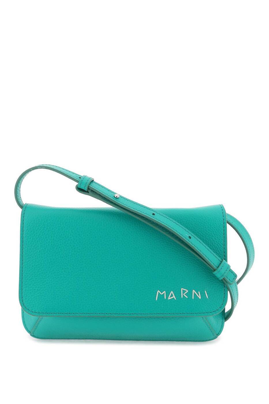 マルニ 夏バッグ メンズ 【土日限定クーポン配布中！】 MARNI マルニ グリーン Verde Marni flap trunk shoulder bag with バッグ メンズ 春夏2024 PHMI0023U0P6533 【関税・送料無料】【ラッピング無料】 ik