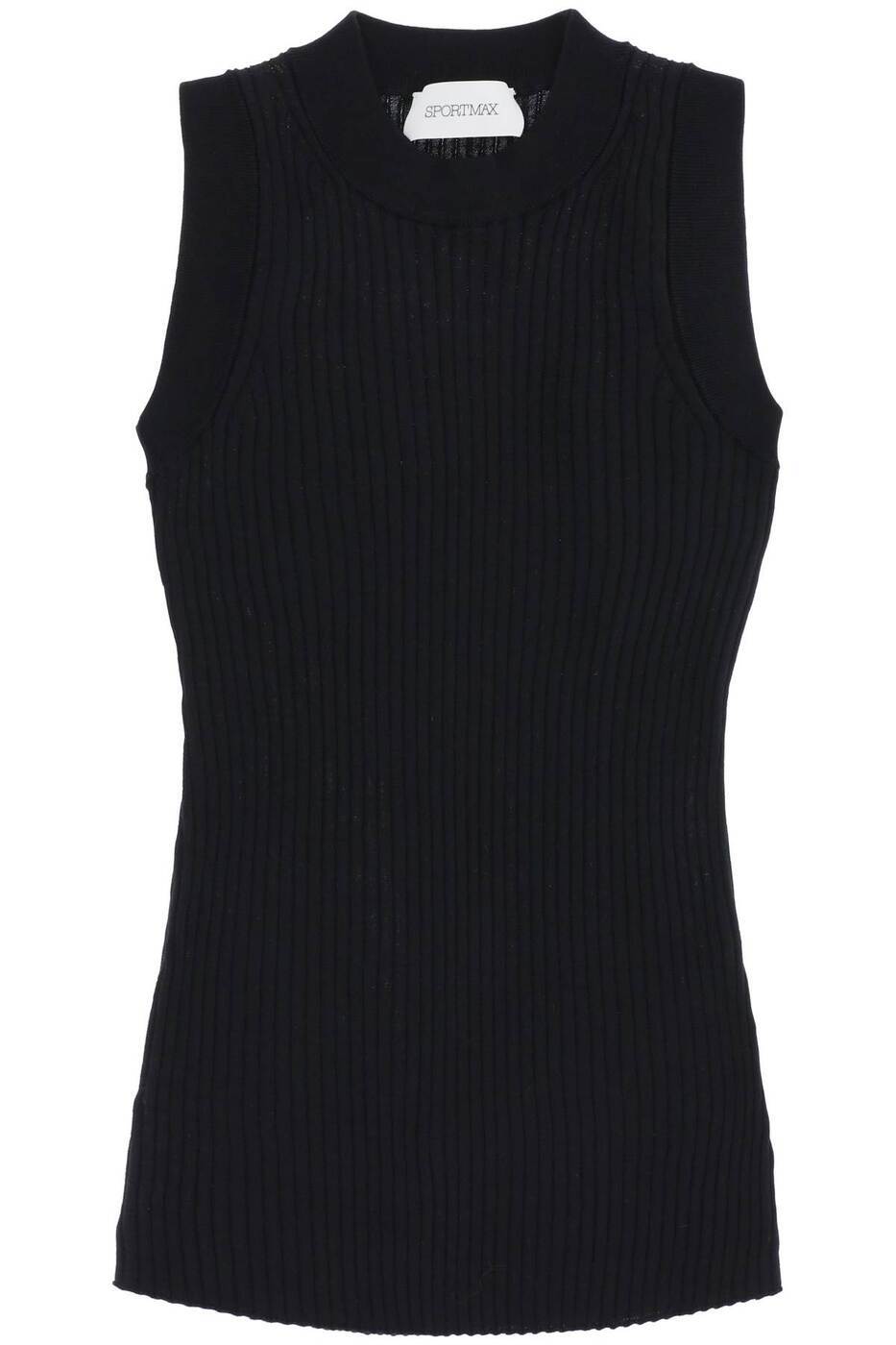 【本日5の付く日ポイント4倍!】 SPORTMAX スポーツマックス ブラック Nero Sportmax sleeveless ribbed knit top トップス レディース 春夏2024 TOLEDO 【関税・送料無料】【ラッピング無料】 ik