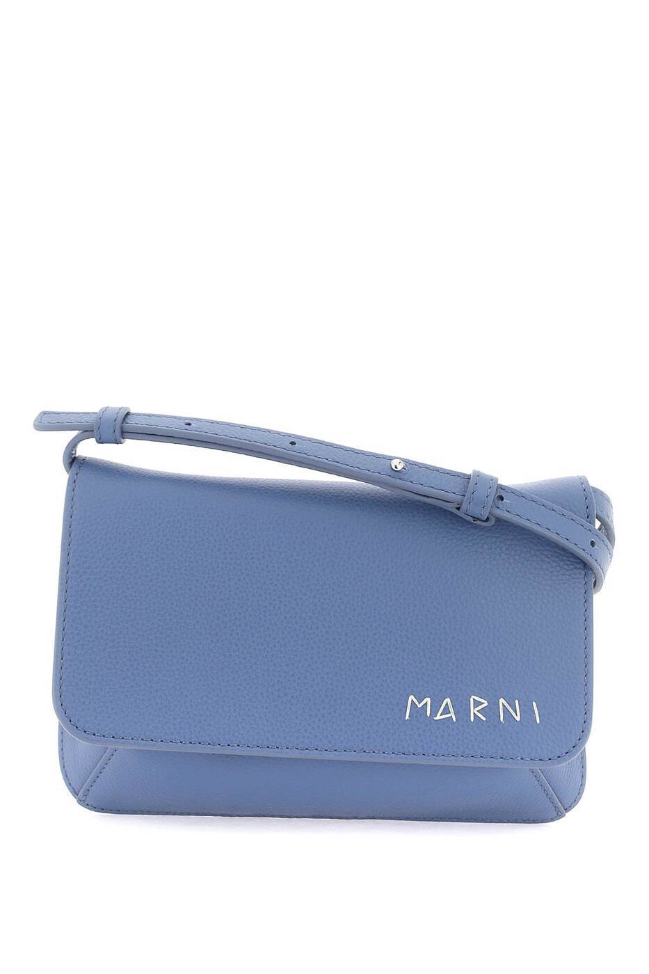 マルニ 夏バッグ メンズ 【土日限定クーポン配布中！】 MARNI マルニ ブルー Celeste Marni flap trunk shoulder bag with バッグ メンズ 春夏2024 PHMI0023U0P6533 【関税・送料無料】【ラッピング無料】 ik