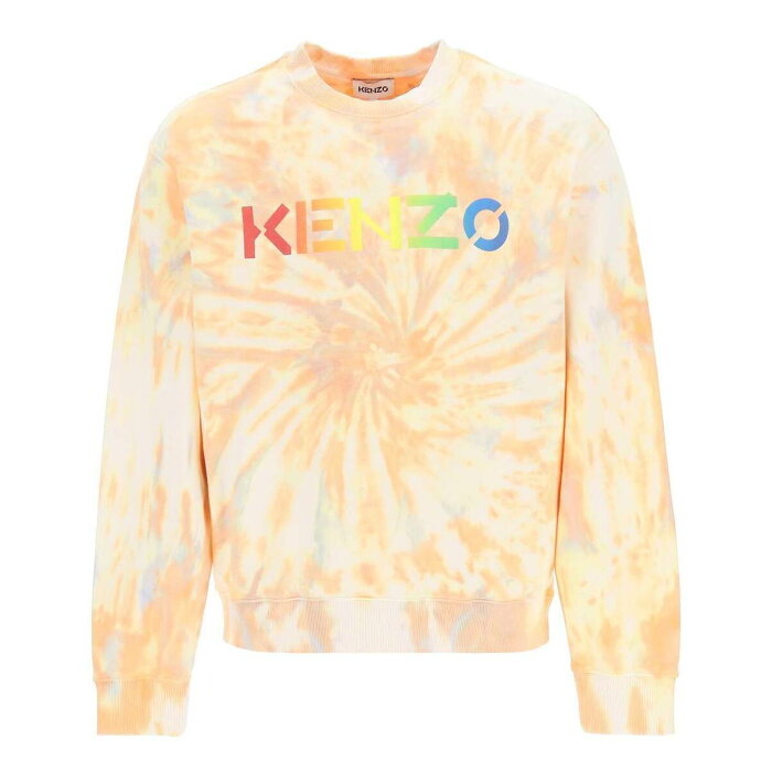 【楽天スーパーSALE対象商品】【2000円OFF!!】 KENZO ケンゾー Colori misti Kenzo tie-dye sweatshirt with rainbow logo トレーナー メンズ 春夏2022 FC55SW0344ML ik