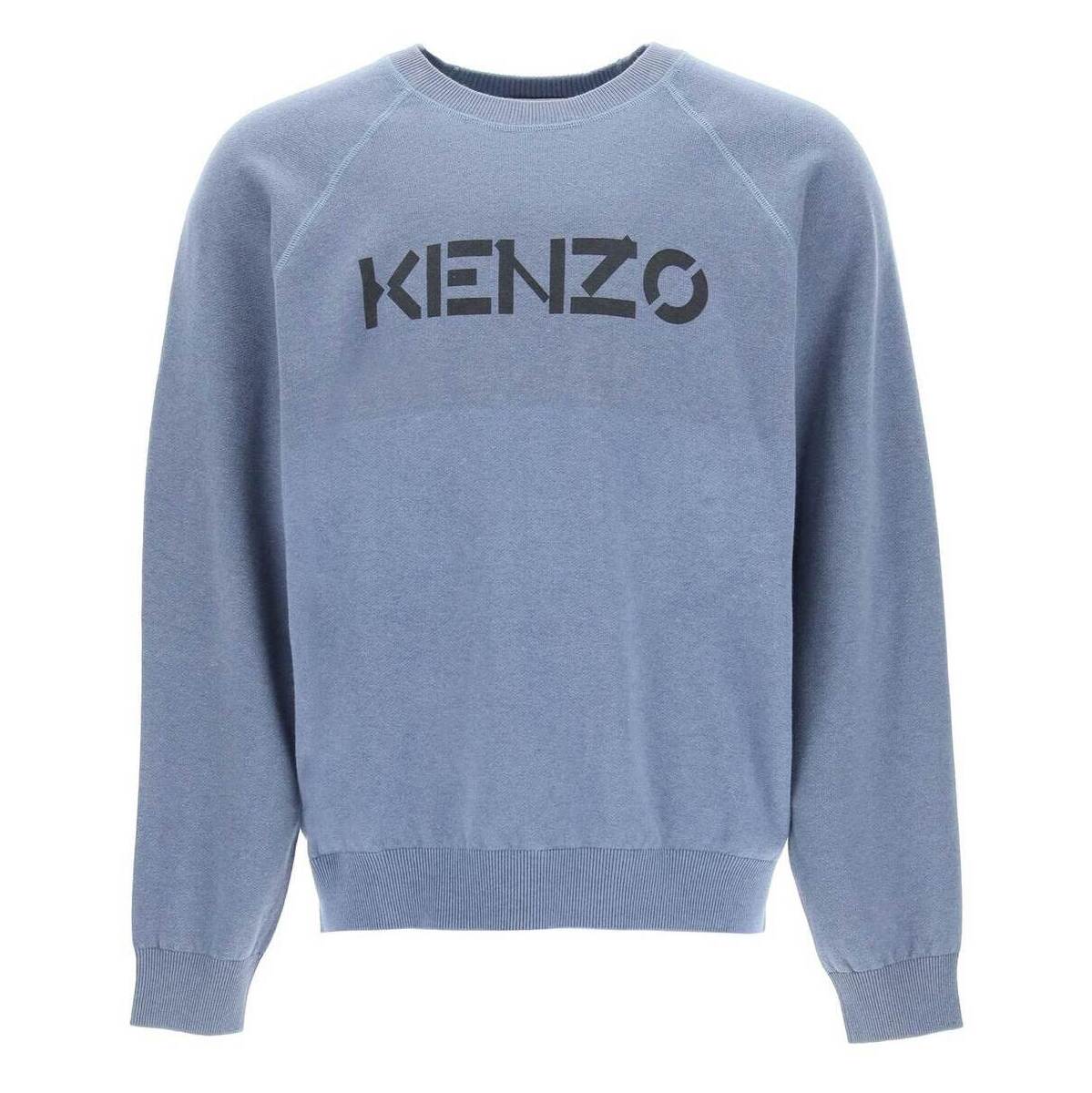 【楽天スーパーSALE対象商品】【2000円OFF!!】 KENZO ケンゾー Colori misti Kenzo logo print sweater トレーナー メンズ 春夏2022 FC55PU6843LB ik
