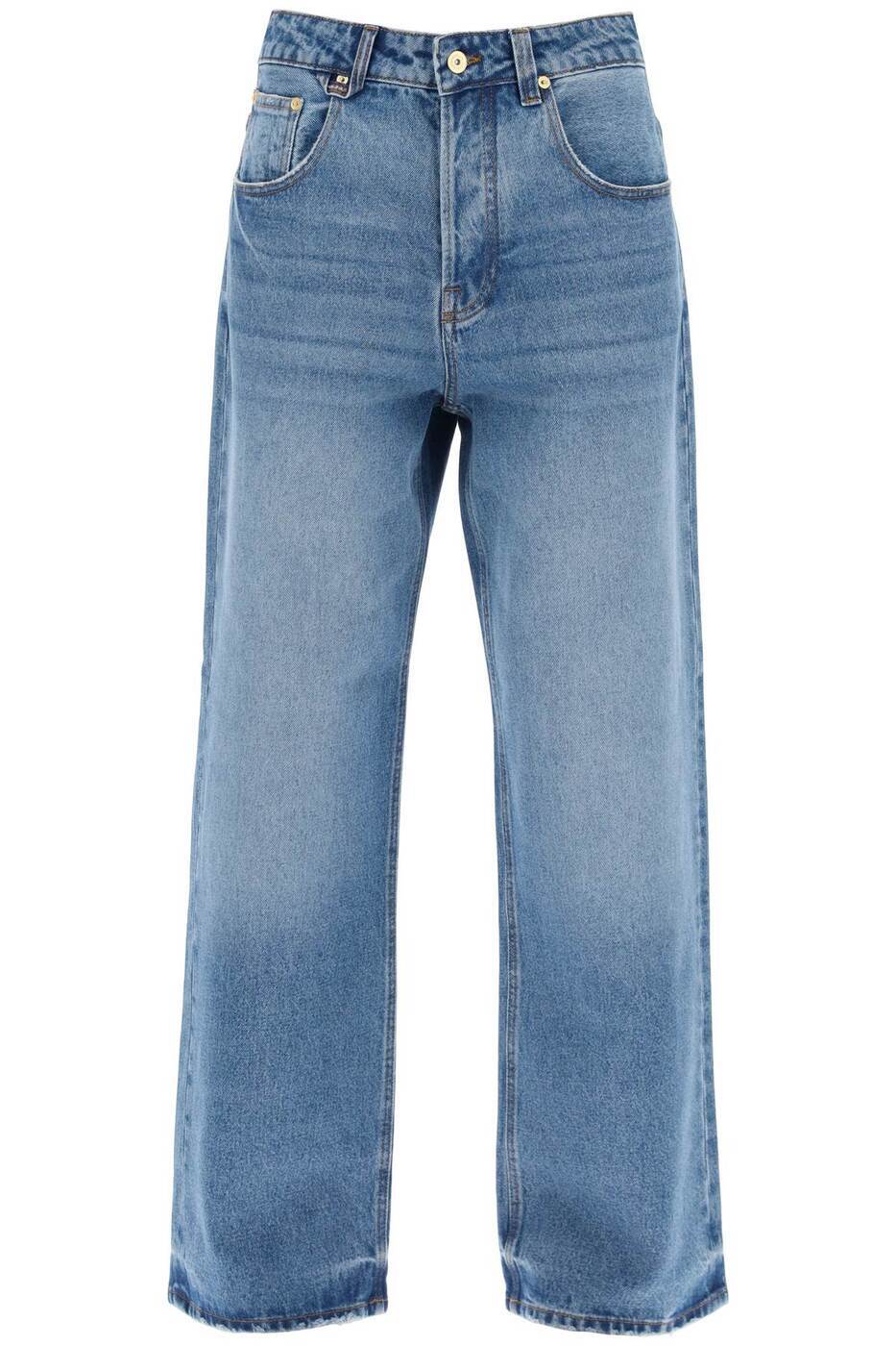JACQUEMUS ジャックムス ブルー Blu Jacquemus wide-leg jeans デニム レディース 春夏2024 241DE038 1513 【関税・送料無料】【ラッピング無料】 ik