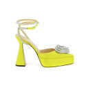 【15,000円以上1,000円OFF!!】 MACH & MACH マッハ&マッハ イエロー Giallo Mach e mach satin pumps with crystals パンプス レディース 秋冬2023 PF23S0310CRP148 【関税・送料無料】【ラッピング無料】 ik