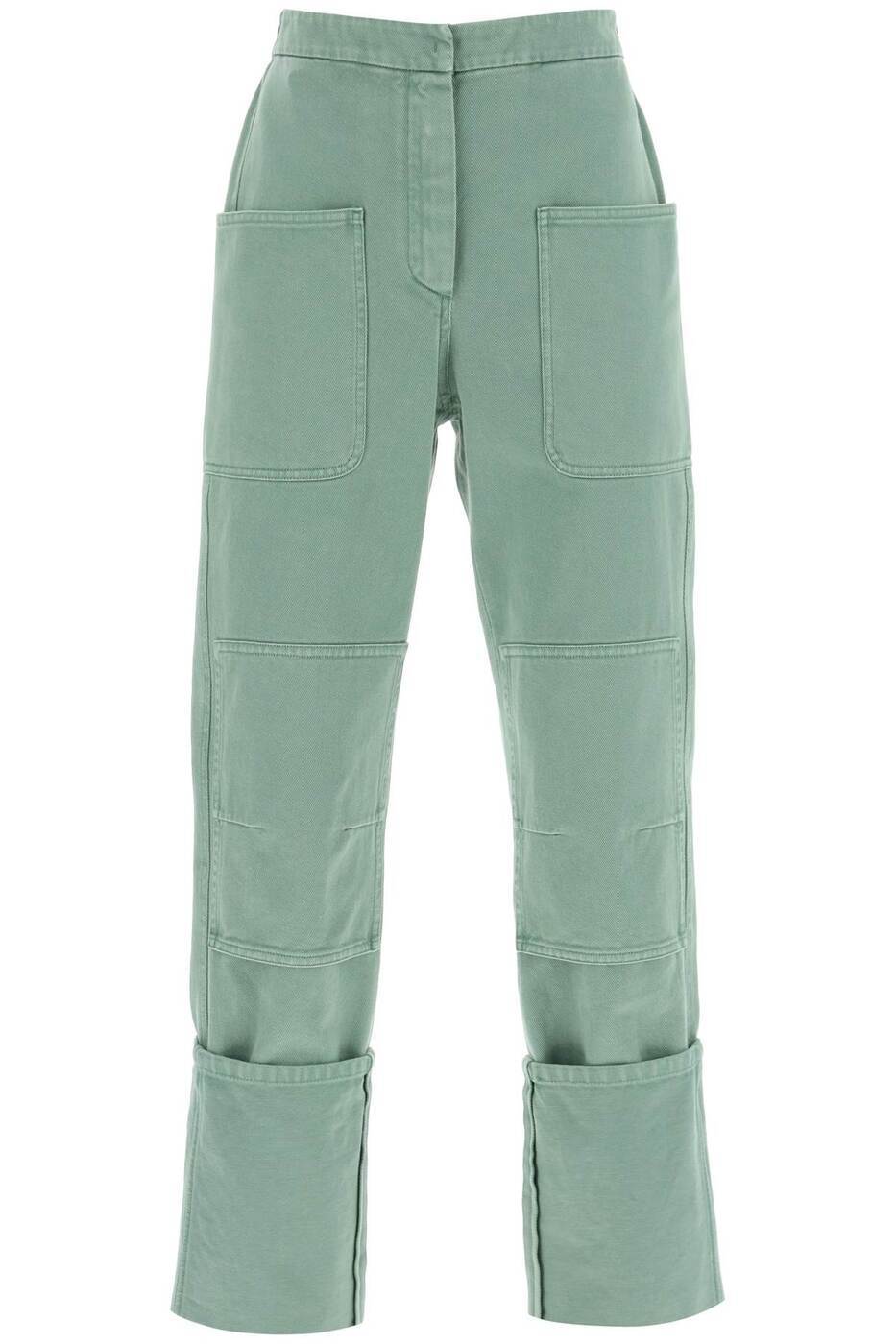 MAX MARA マックス マーラ グリーン Verde Max mara workwear pants by fac パンツ レディース 春夏2024 FACELLA 【関税・送料無料】【ラッピング無料】 ik