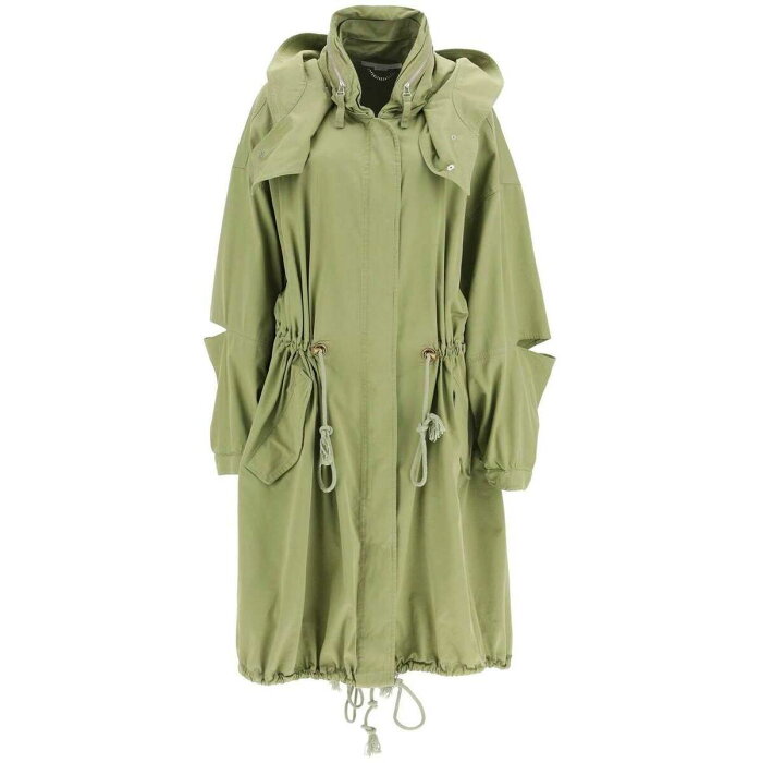 STELLA MCCARTNEY ステラ マッカートニー Verde Stella mccartney oversized hooded parka トレーナー レディース 春夏2022 604487 3STA44 【関税・送料無料】【ラッピング無料】 ik