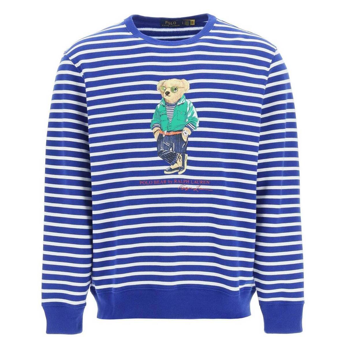 POLO RALPH LAUREN ポロ ラルフ ローレン Colori misti Polo ralph lauren polo bear striped sweatshirt トレーナー メンズ 春夏2022 710863006 【関税・送料無料】【ラッピング無料】 ik