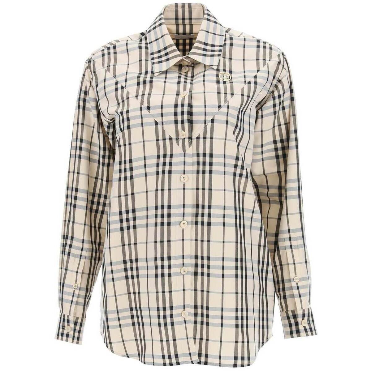 【楽天スーパーSALE対象商品】【5000円OFF!!】 BURBERRY バーバリー Colori misti Burberry molly vintage check shirt シャツ レディース 春夏2022 8052054