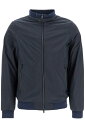 【三連休限定1000円OFF】 ヘルノ HERNO ジャケット メンズ ブルー Jackets bomber impermeabile leggero in poliammide blu scuro con zip e tasche GI000414U 12456Z Blu 関税 送料無料 ラッピング無料 2025SS ik