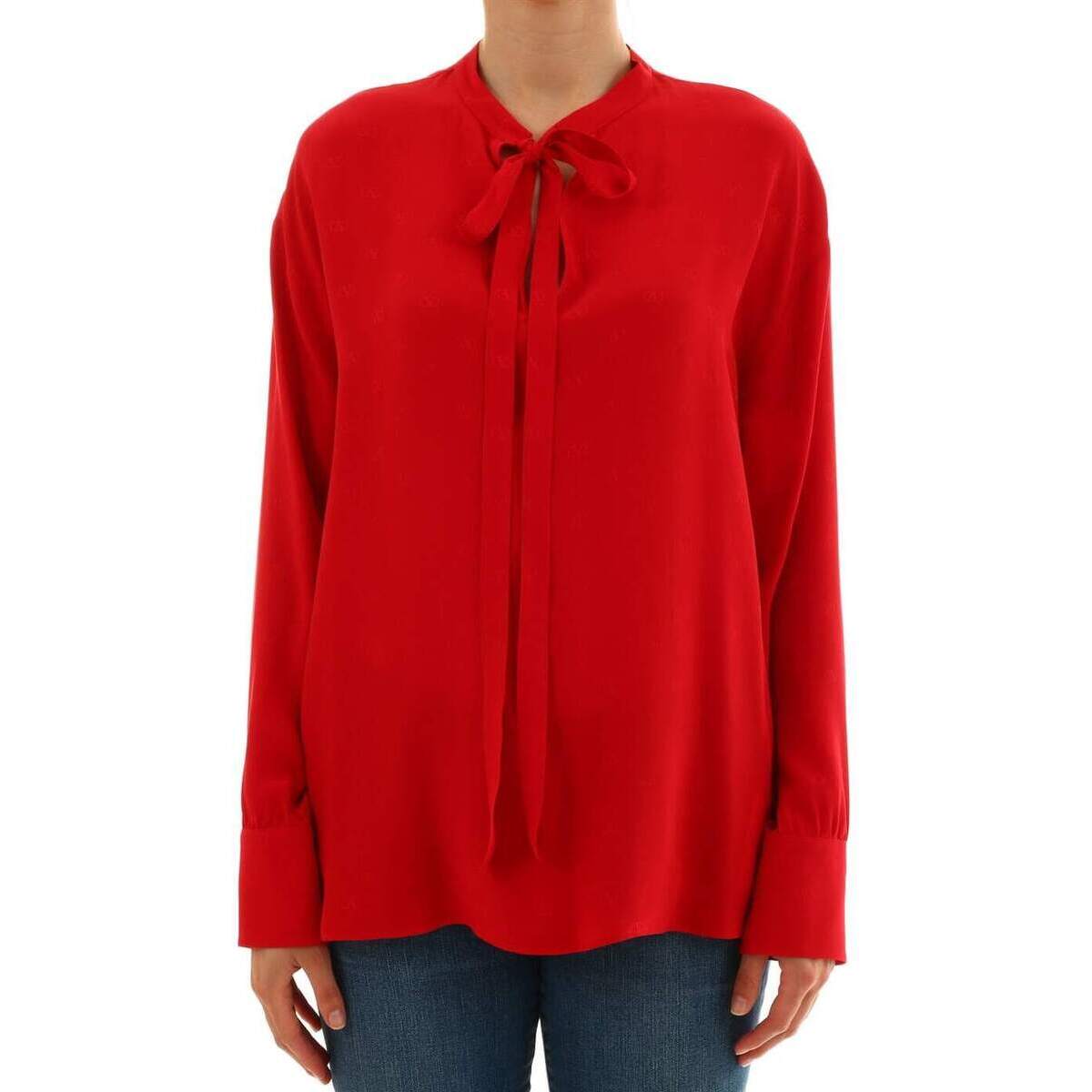 【お買い物マラソンスタート!!最大ポイント44倍】 VALENTINO バレンチノ レッド Rosso シャツ レディース 秋冬2019 SB3AE01U 4N6 157 【関税・送料無料】【ラッピング無料】 iaのサムネイル