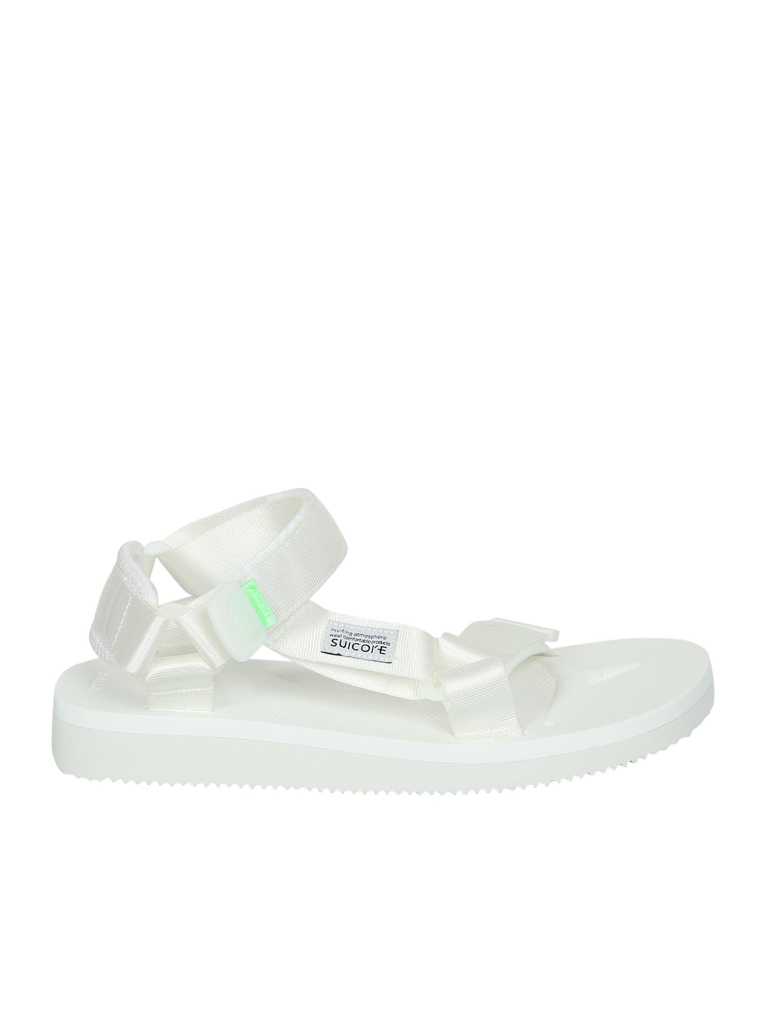 【毎月1日はエントリーでポイント3倍！】 SUICOKE スイコック ホワイト White サンダル メンズ 春夏2023 OG-022CAB WHT 【関税・送料無料】【ラッピング無料】 ia