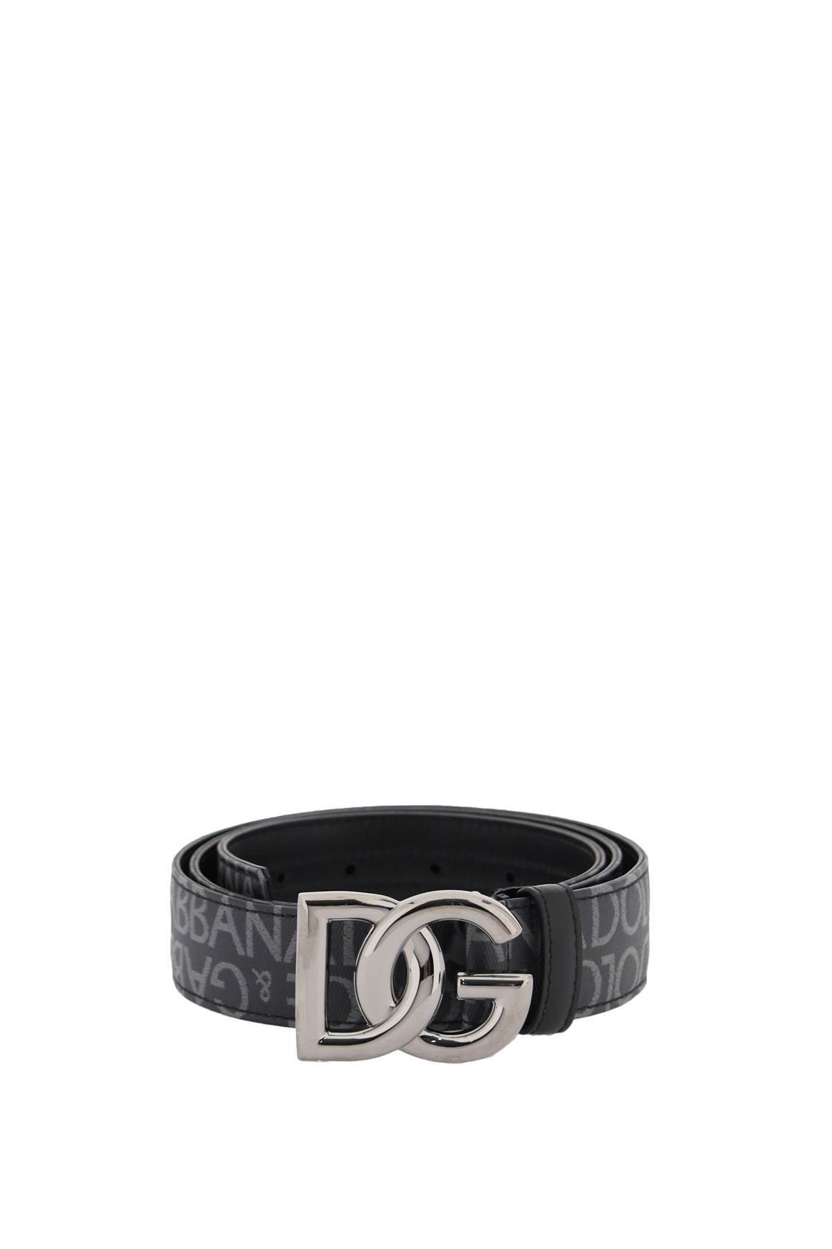 Ｄ＆Ｇ ベルト（メンズ） 【土日限定クーポン配布中！】 DOLCE&GABBANA ドルチェ&ガッバーナ グレー grey ベルト メンズ 秋冬2023 BC4644AJ705_8B969 【関税・送料無料】【ラッピング無料】 ia