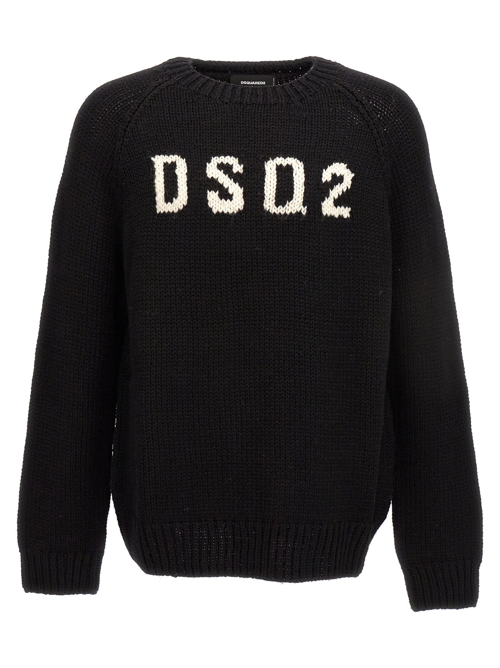 DSQUARED2 ディースクエアード ブラック Black ニットウェア メンズ 秋冬2023 S71HA1237S18089_962 【関税・送料無料】【ラッピング無料】 ia