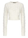 DSQUARED2 ディースクエアード ホワイト White ニットウェア レディース 秋冬2023 S72HA1172S18359_100 【関税・送料無料】【ラッピング無料】 ia