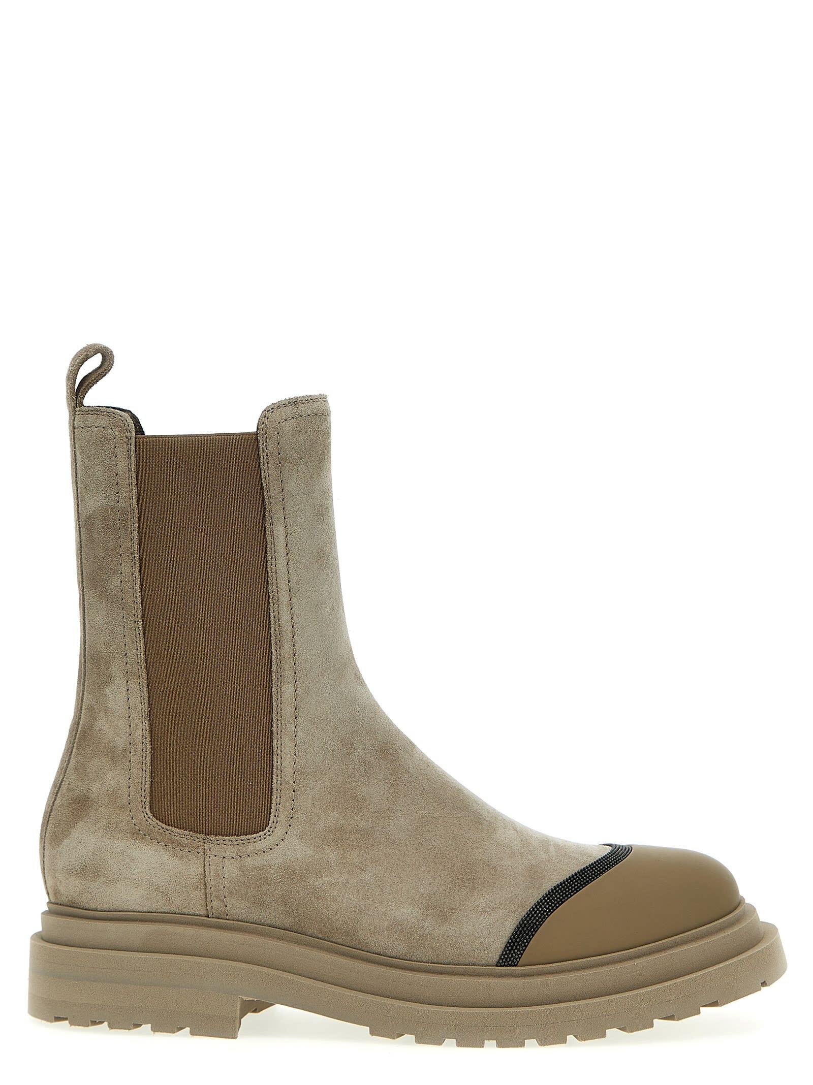 BRUNELLO CUCINELLI ブルネロクチネリ ベージュ Beige ブーツ レディース 秋冬2023 MZSFG2510_C8767 【関税・送料無料】【ラッピング無料】 iaのサムネイル