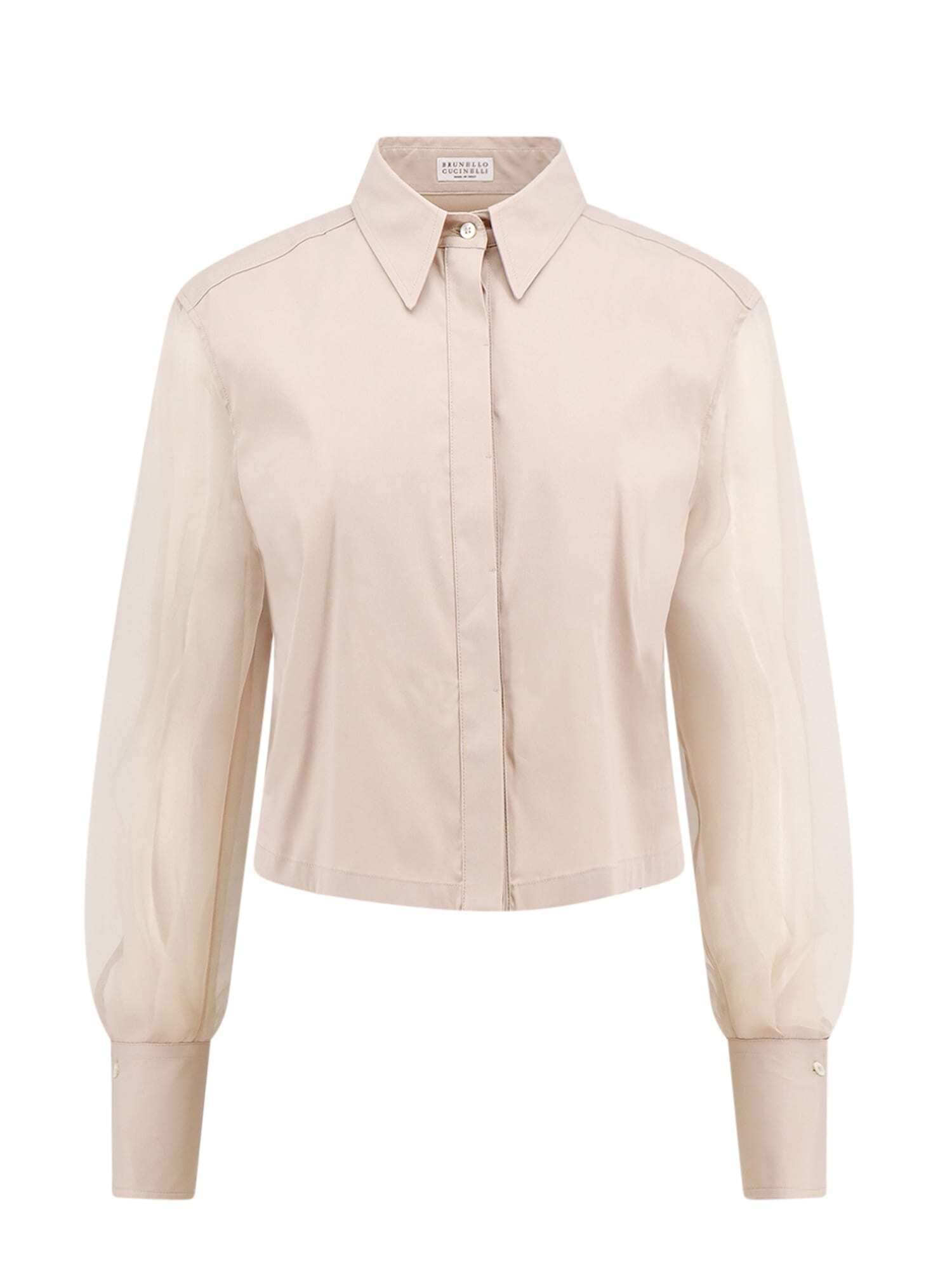 【土日限定クーポン配布中！】 BRUNELLO CUCINELLI ブルネロクチネリ ベージュ Beige シャツ レディース 秋冬2023 M0091ML206_C7966 【関税・送料無料】【ラッピング無料】 ia