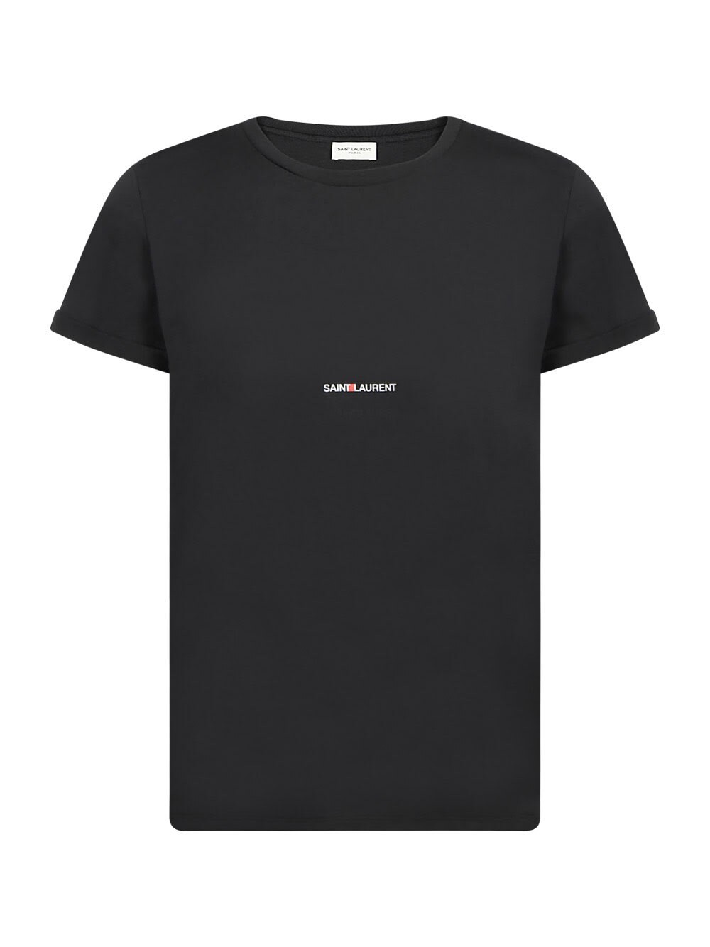 【15,000円以上ご購入で1,000円OFF！】 SAINT LAURENT PARIS イヴ サンローラン ブラック Black Tシャツ メンズ 秋冬2023 464572YB2DQ_1000 【関税・送料無料】【ラッピング無料】 ia