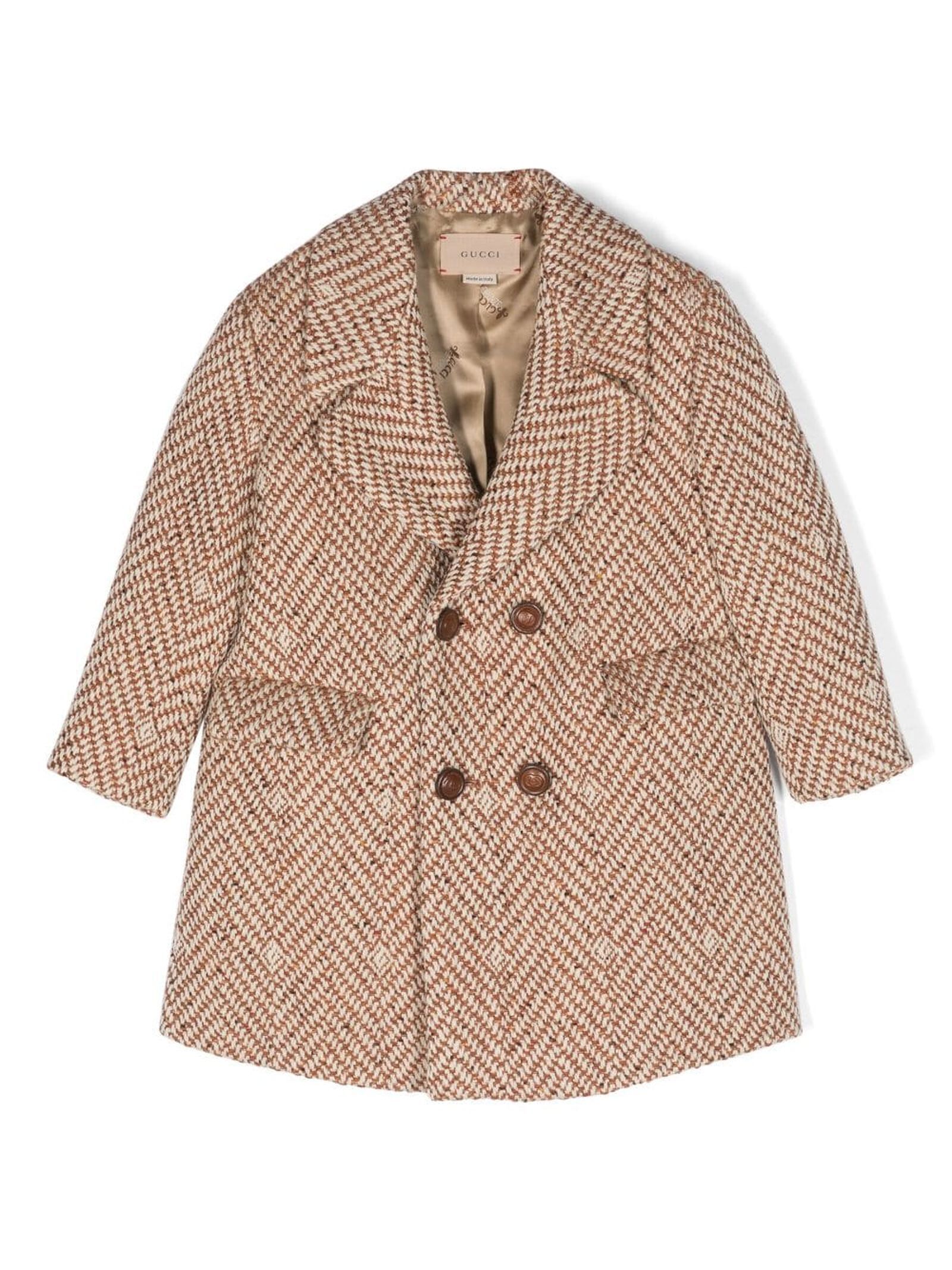 【土日限定クーポン配布中！】 GUCCI グッチ ベージュ BEIGE ジャケット ボーイズ 秋冬2023 737806 XWA..