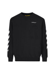 OFF-WHITE オフ ホワイト スウェット ボーイズ 秋冬2023 OBBA001F23FLE001 1001 BLACK WHITE 【関税・送料無料】【ラッピング無料】 ia