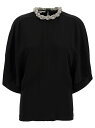 【本日5の付く日ポイント4倍!!】 STELLA MCCARTNEY ステラ マッカートニー ブラック Black Tシャツ レディース 春夏2024 6T01633DU3001000 【関税・送料無料】【ラッピング無料】 ia