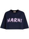  MARNI マルニ Tシャツ レディース 春夏2024 THJE0301P1.USCS11 L2B99 BLUBLACK  ia