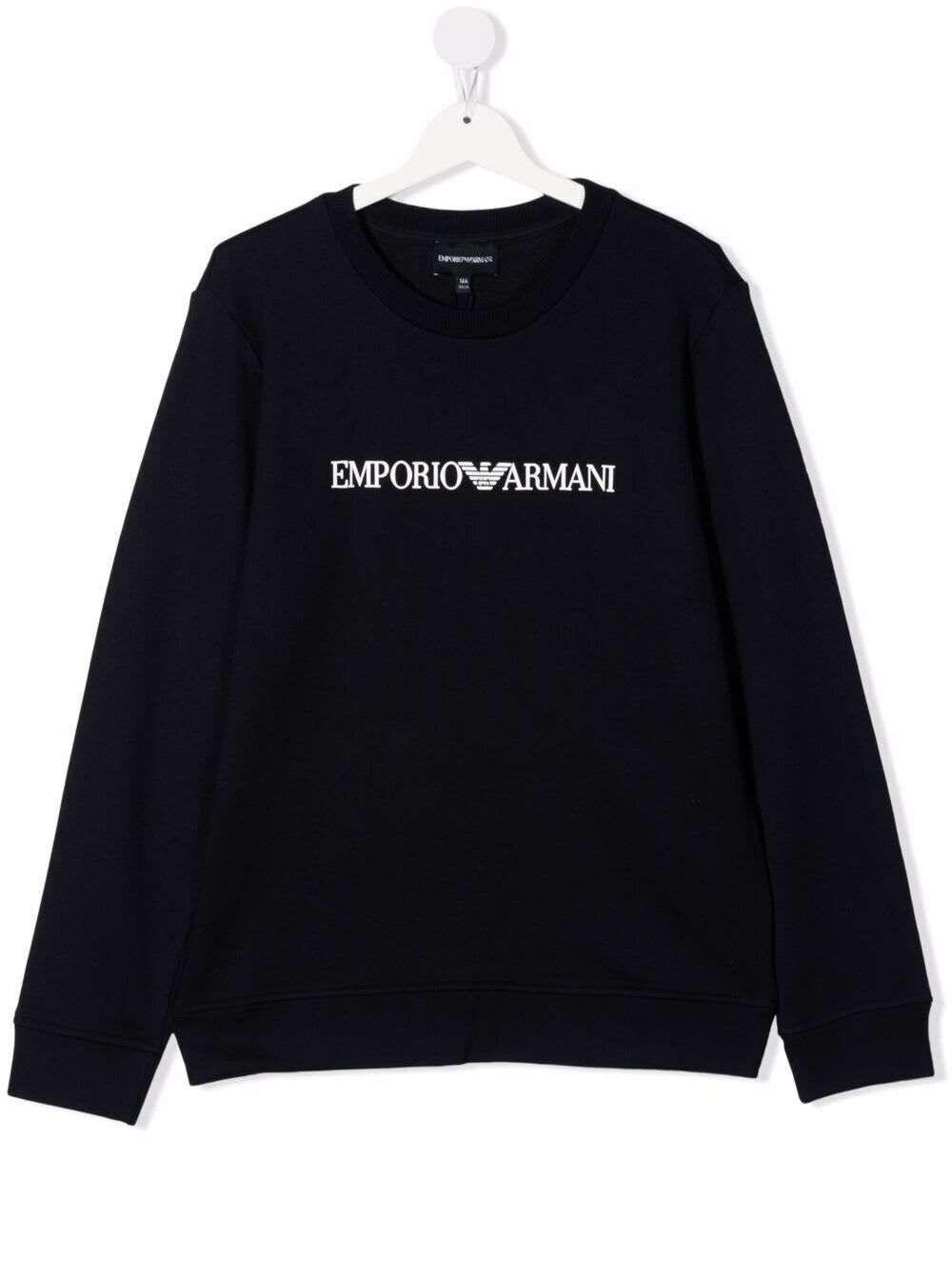 楽天BRANDSHOP・クラージュ楽天市場店【毎月1日はエントリーでポイント3倍！】 EMPORIO ARMANI エンポリオ・アルマーニ ブルー Blu スウェット ボーイズ 春夏2024 8N4MR61JRIZF905 【関税・送料無料】【ラッピング無料】 ia