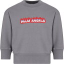 【15,000円以上1,000円OFF 】 PALM ANGELS パーム エンジェルス グレー Grey スウェット ボーイズ 春夏2024 PBBA001S24FLE0040725 【関税 送料無料】【ラッピング無料】 ia