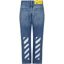 【本日5の付く日ポイント4倍 】 OFF-WHITE オフ ホワイト ブルー Denim パンツ ボーイズ 春夏2024 OBYA001S24DEN0014601 【関税 送料無料】【ラッピング無料】 ia