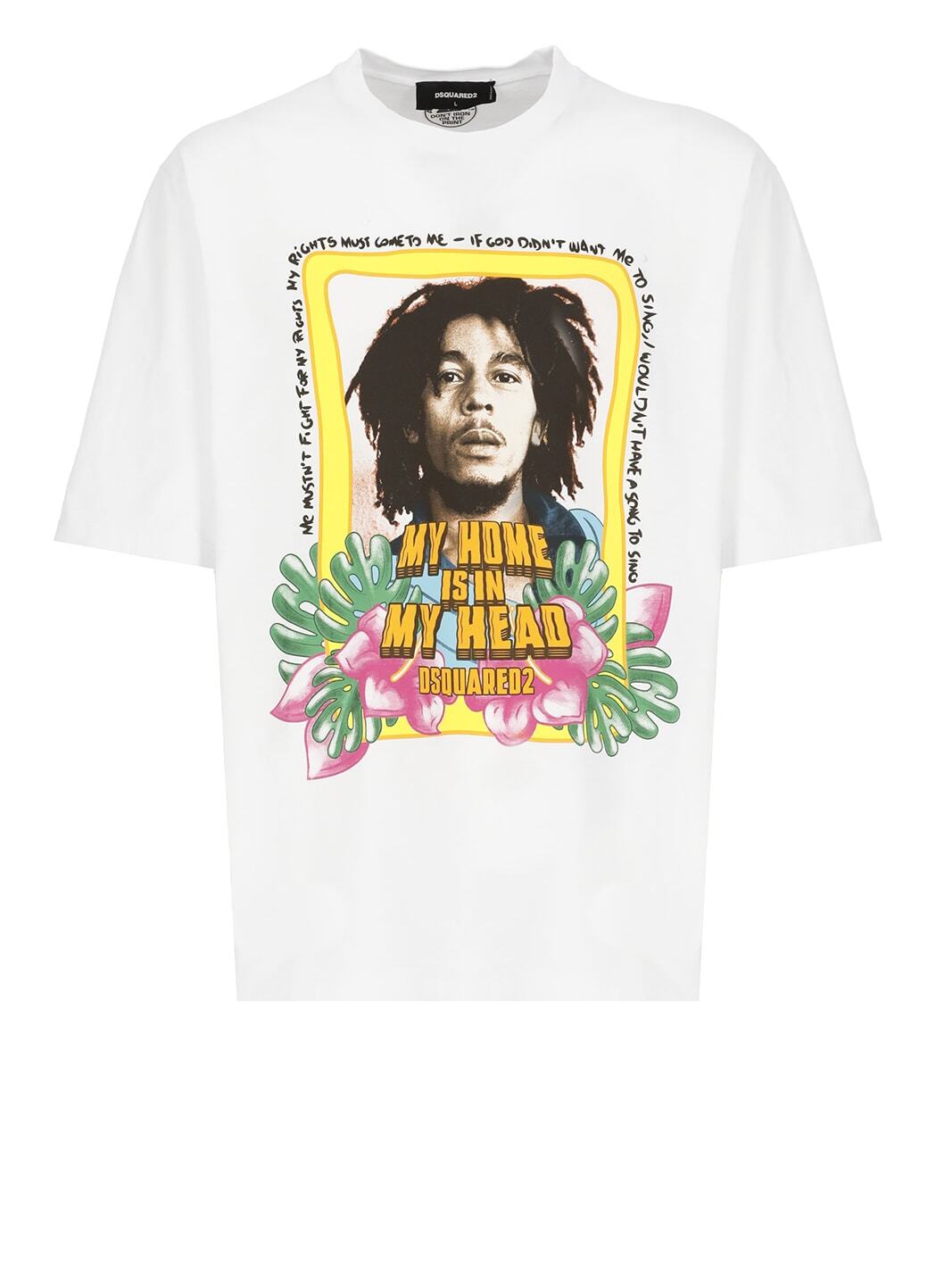 DSQUARED2 ディースクエアード ホワイト White Tシャツ メンズ 春夏2023 S71GD1270S22427_100 【関税・送料無料】【ラッピング無料】 ia