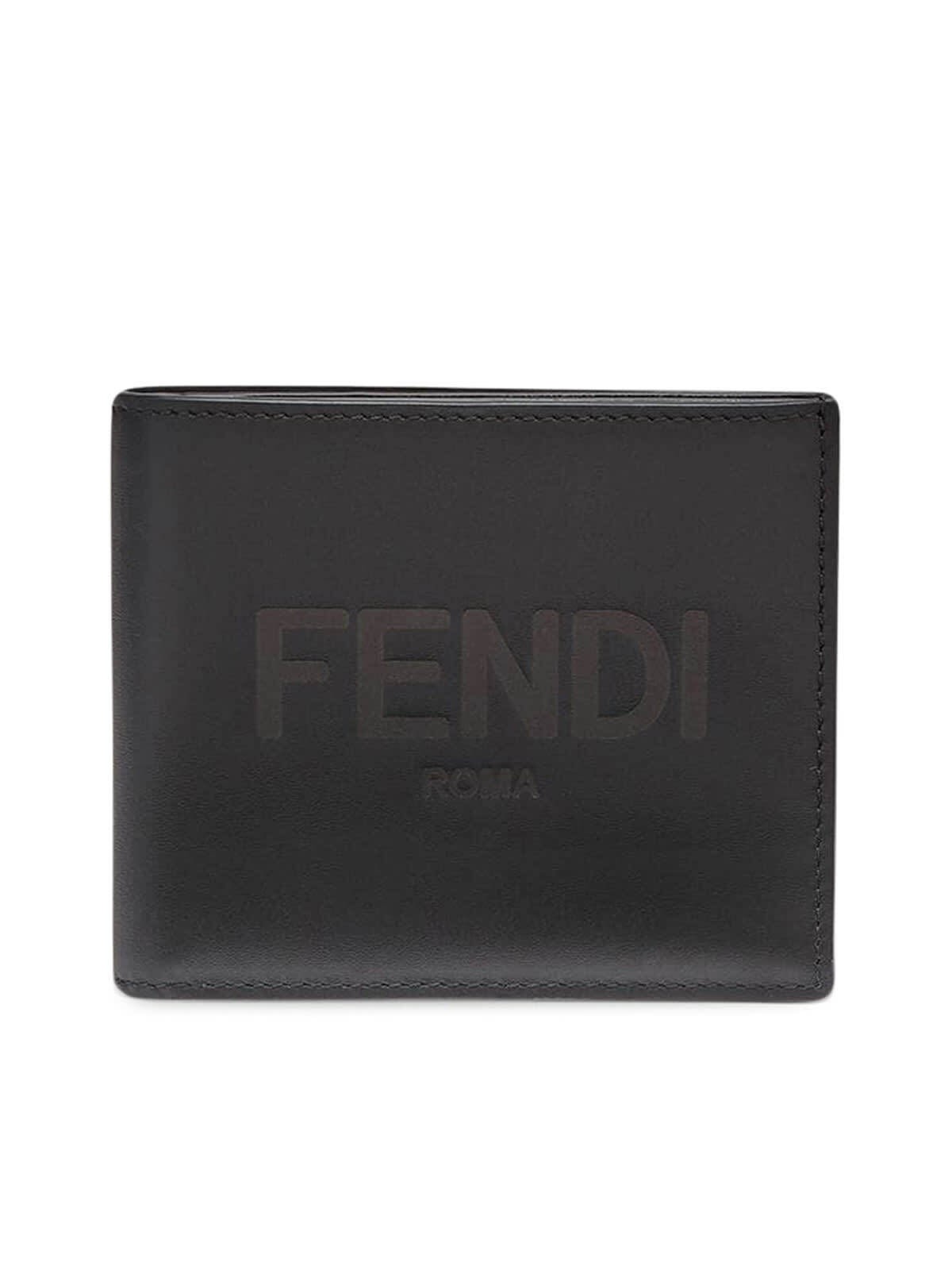 フェンディ 財布（メンズ） FENDI フェンディ 財布 メンズ 秋冬2023 7M0169AFCL F0GXN BLACK PALLADIO 【関税・送料無料】【ラッピング無料】 ia