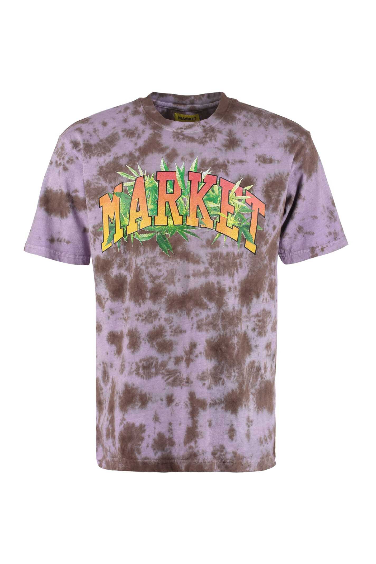 【土日限定クーポン配布中！】 MARKET マーケット マルチカラー Multicolor Tシャツ メンズ 春夏2022 399000996OPTION_PURPLEGRAYWHITETDYE 【関税・送料無料】【ラッピング無料】 ia