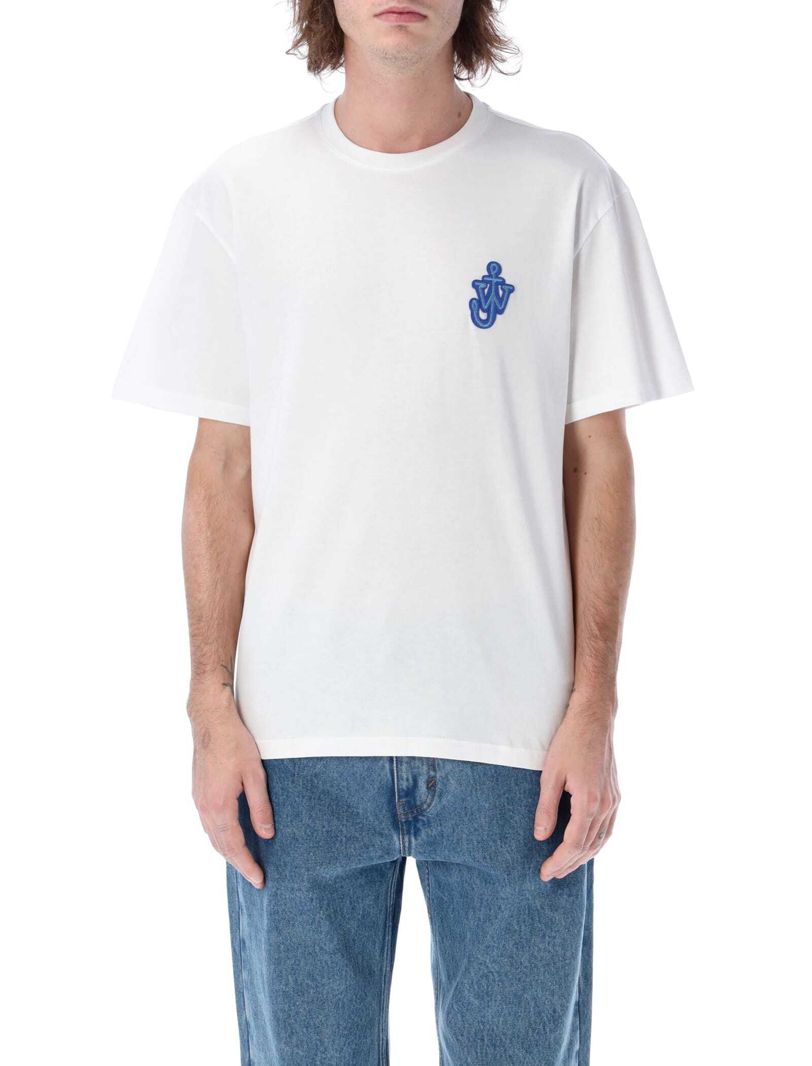 【土日限定クーポン配布中！】 J.W. ANDERSON ジェイ ダブリュー アンダーソン ホワイト WHITE Tシャツ メンズ 春夏2024 JT0061PG0772001 【関税・送料無料】【ラッピング無料】 ia