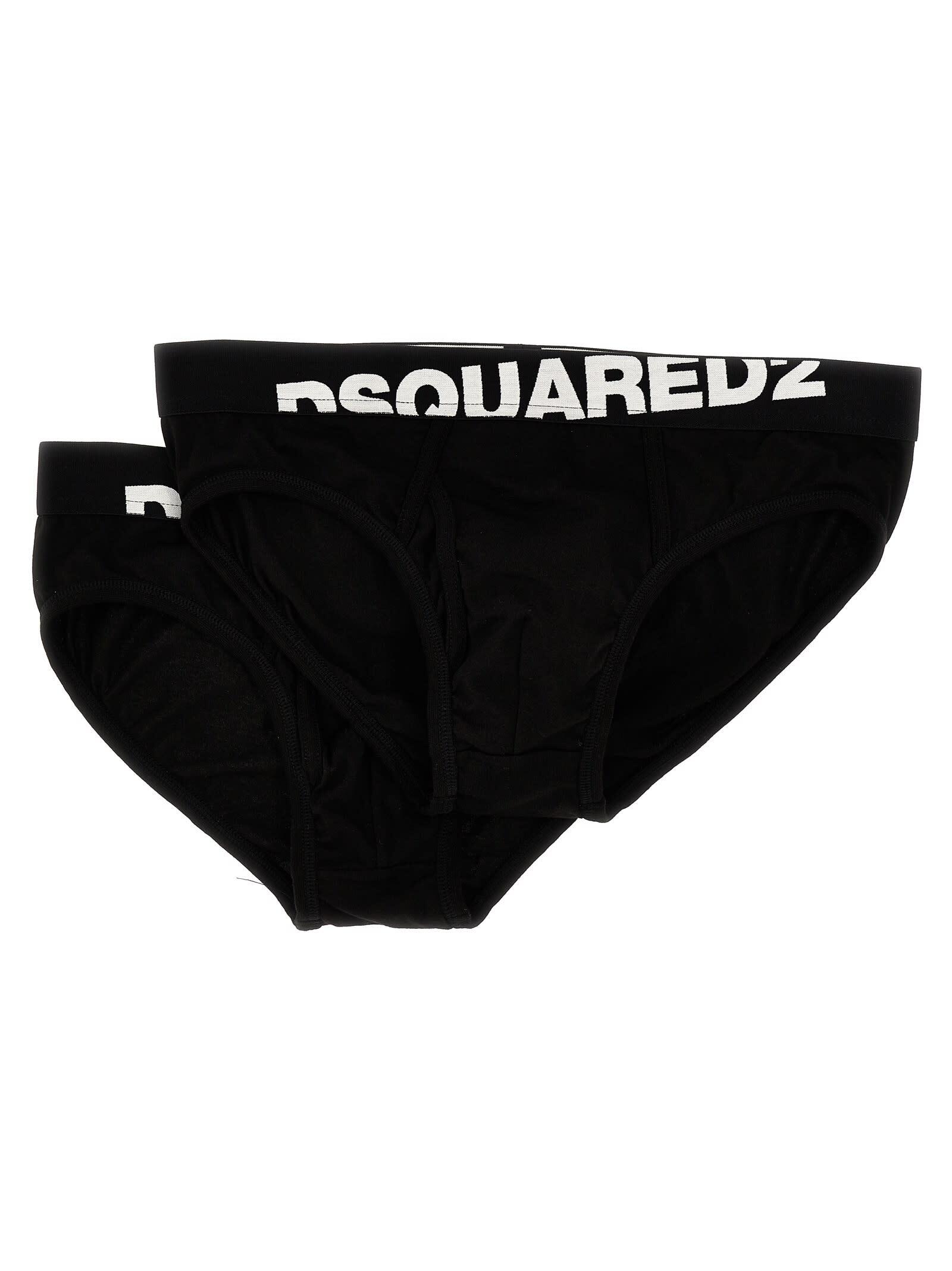 DSQUARED2 ディースクエアード ホワイト White/Black アンダーウェア メンズ 春夏2024 DCX670030ISA01001 【関税・送料無料】【ラッピング無料】 ia