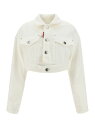 【15,000円以上1,000円OFF!!】 DSQUARED2 ディースクエアード ホワイト White ジャケット レディース 春夏2024 S72AM0997S76637100 【関税・送料無料】【ラッピング無料】 ia