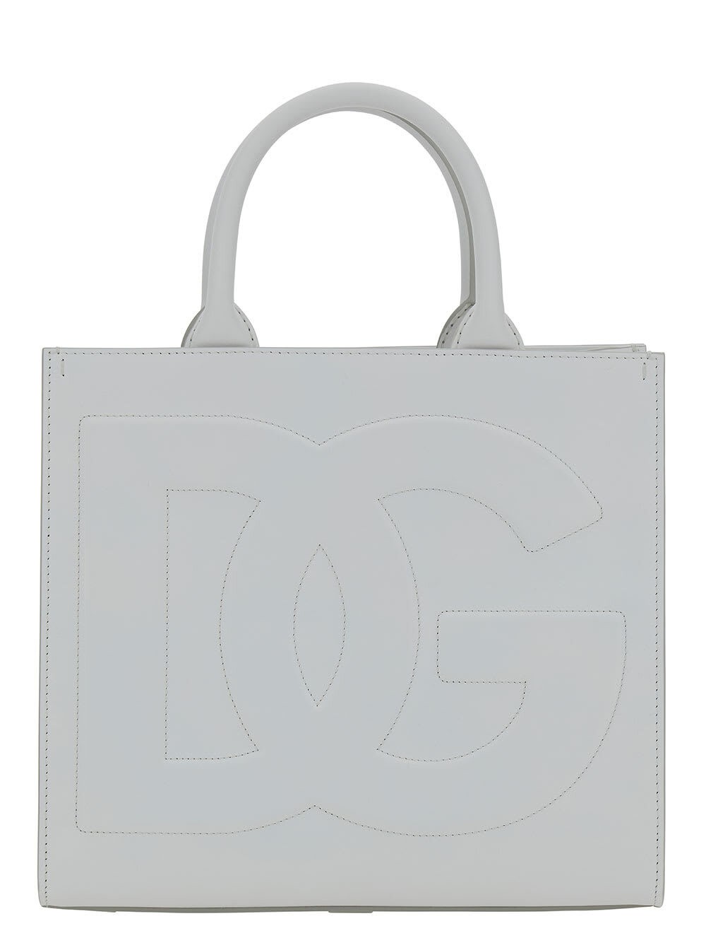 【本日5の付く日ポイント4倍!】 DOLCE&GABBANA ドルチェ&ガッバーナ ホワイト White トートバッグ レディース 春夏2024 BB7272AQ26980002 【関税・送料無料】【ラッピング無料】 ia