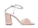 JIMMY CHOO ジミーチュウ パンプス レディース 春夏2024 SAEDASANDALBH85EWA BALLET PINK/CRYSTAL 【関税・送料無料】【ラッピング無料】 ia