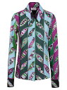 【15,000円以上1,000円OFF!!】 EMILIO PUCCI エミリオ プッチ シャツ レディース 秋冬2023 3URJ18.3U741 075 FUXIA VERDE 【関税・送料無料】【ラッピング無料】 ia