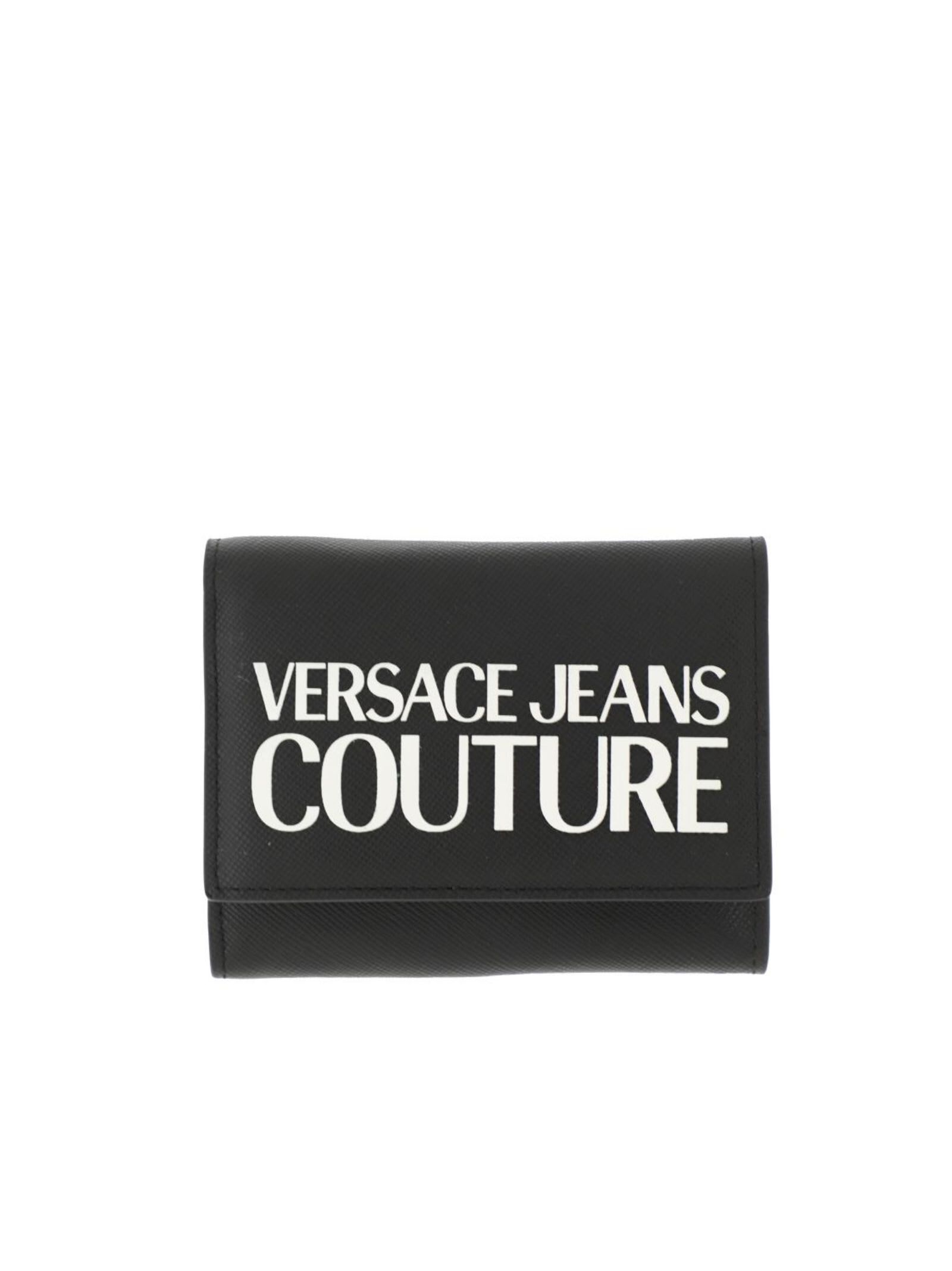 ヴェルサーチ 財布（メンズ） VERSACE JEANS COUTURE ヴェルサーチ ジーンズ クチュール ブラック Black 財布 メンズ 秋冬2023 75YA5PC7ZP111899 【関税・送料無料】【ラッピング無料】 ia