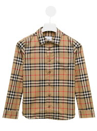 【15,000円以上ご購入で1,000円OFF！】 BURBERRY バーバリー ベージュ Beige シャツ ボーイズ 春夏2024 8059637A7028 【関税・送料無料】【ラッピング無料】 ia