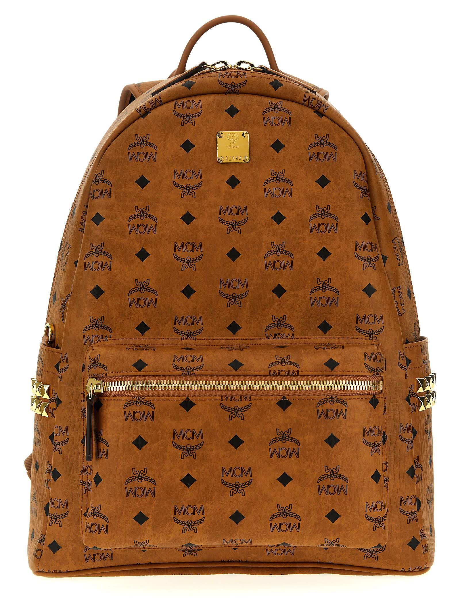 【土日限定クーポン配布中！】 MCM エムシーエム ブラウン Brown バックパック レディース 春夏2024 MMKAAVE09CO 【関税・送料無料】【ラッピング無料】 ia