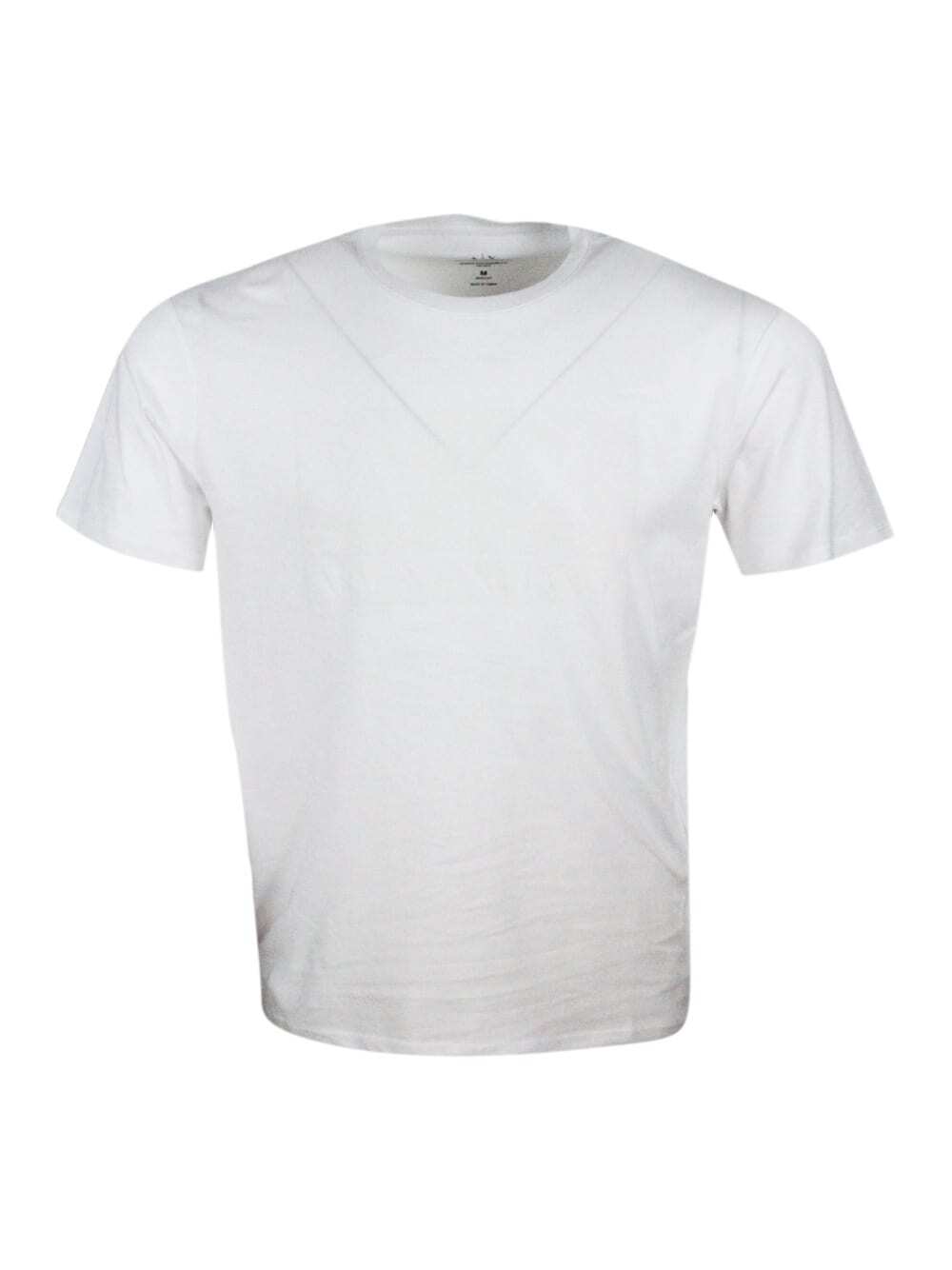 【本日5の付く日ポイント4倍!】 ARMANI COLLEZIONI アルマーニ コレツィオーニ ホワイト White Tシャツ メンズ 春夏2024 3DZTCEZJ3VZ 1100 【関税・送料無料】【ラッピング無料】 ia