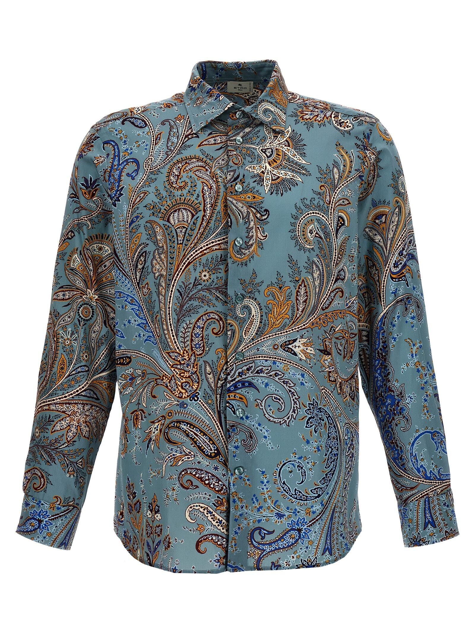 ETRO エトロ ブルー Blue シャツ メンズ 春夏2024 MRIB000199SA521X0880 【関税・送料無料】【ラッピング無料】 ia