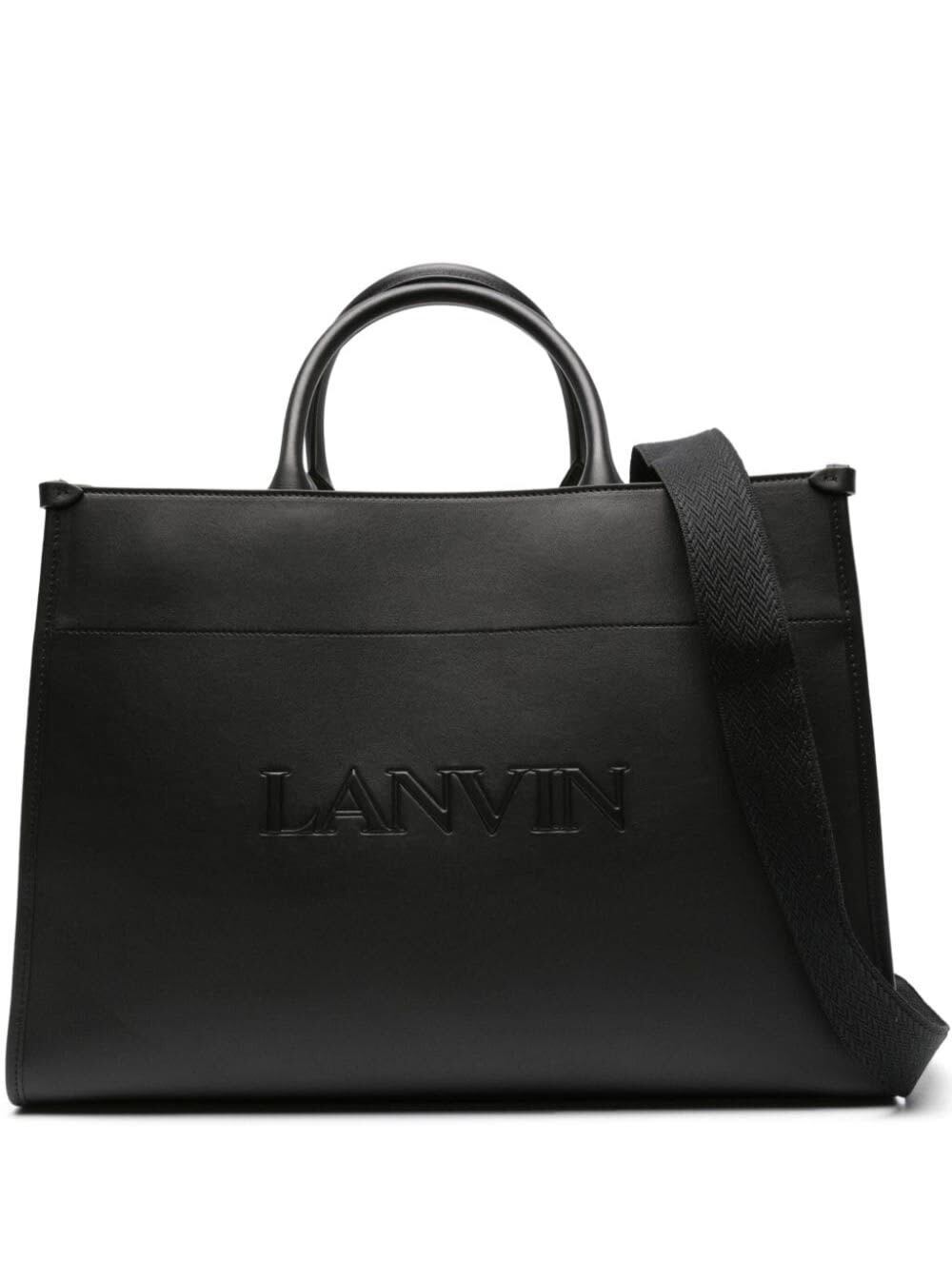 トートバッグ 【土日限定クーポン配布中！】 LANVIN ランバン ブラック Black トートバッグ レディース 春夏2024 LWBGTC00CALFH23 10 BLACK 【関税・送料無料】【ラッピング無料】 ia