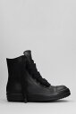 RICK OWENS リック オウエンス ブラック Black スニーカー メンズ 春夏2024 RU01D3892LCOW2 9999 BLACK 【関税 送料無料】【ラッピング無料】 ia